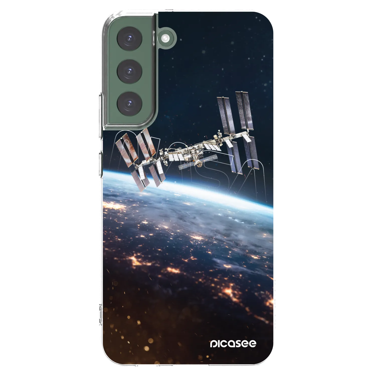 Picasee átlátszó szilikon tok az alábbi mobiltelefonokra Samsung Galaxy S22+ 5G - Station