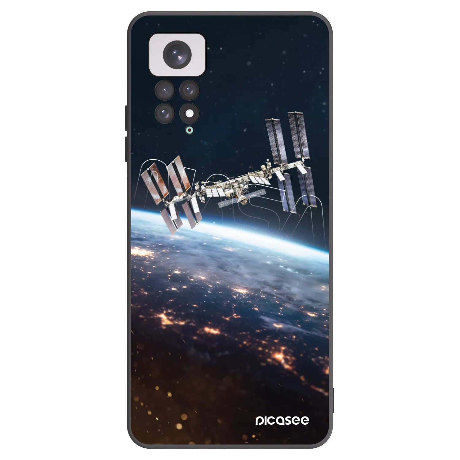 Picasee fekete szilikon tok az alábbi mobiltelefonokra Xiaomi Redmi Note 11 - Station