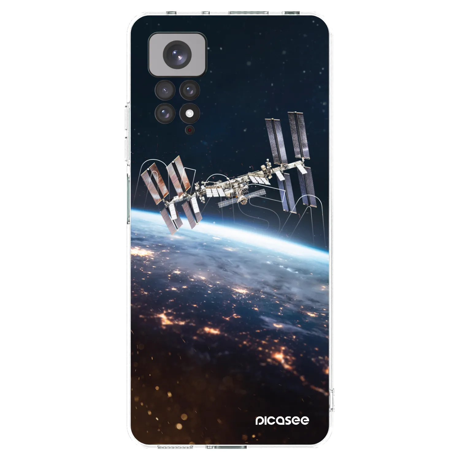 Picasee átlátszó szilikon tok az alábbi mobiltelefonokra Xiaomi Redmi Note 11 - Station