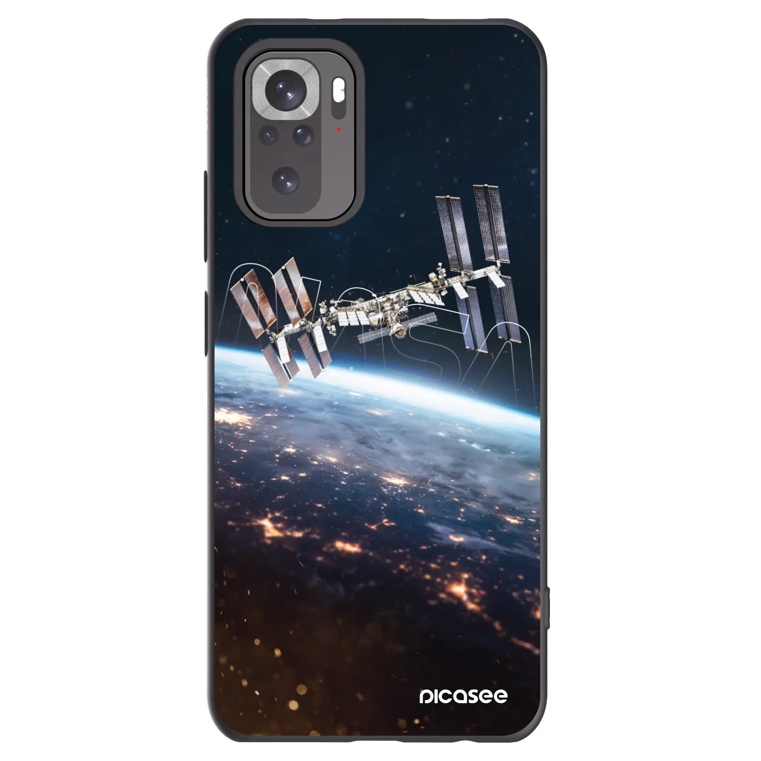 Picasee fekete szilikon tok az alábbi mobiltelefonokra Xiaomi Redmi Note 11S 4G - Station