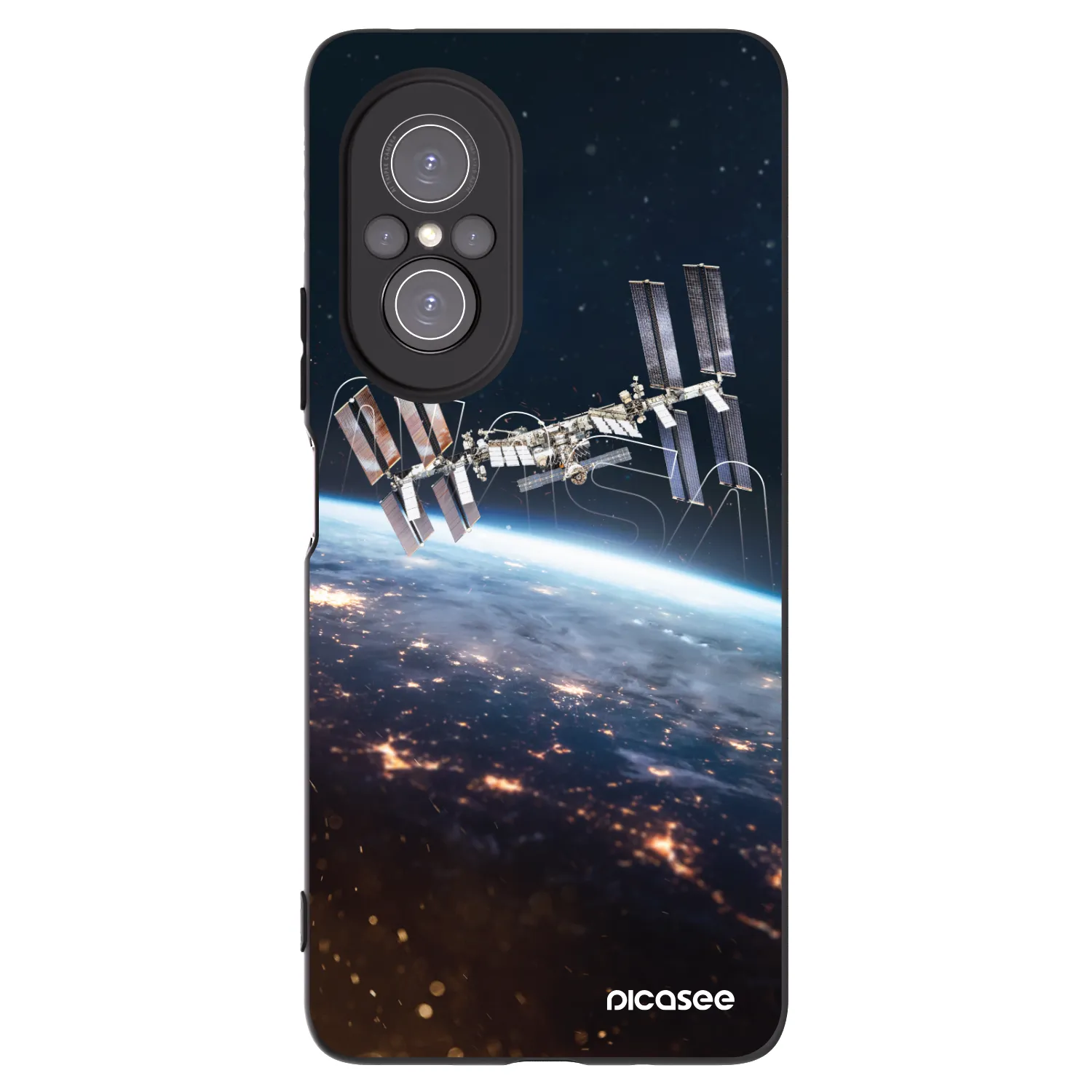 Picasee fekete szilikon tok az alábbi mobiltelefonokra Huawei Nova 9 SE - Station
