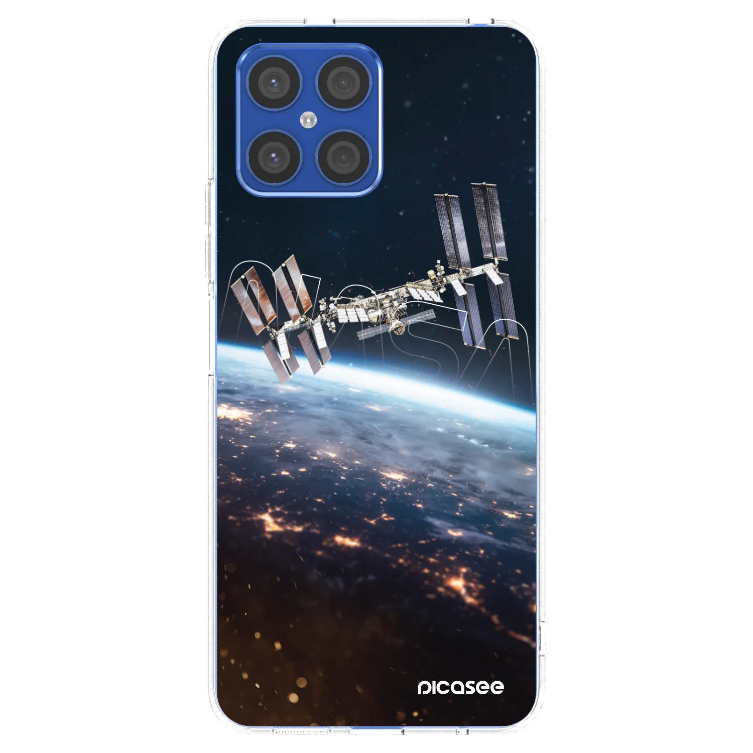 Picasee átlátszó szilikon tok az alábbi mobiltelefonokra Honor X8 4G - Station