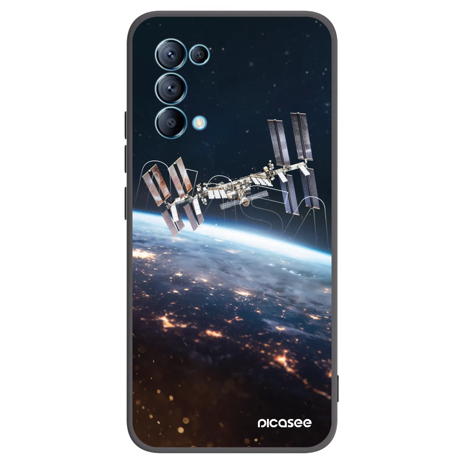 Picasee fekete szilikon tok az alábbi mobiltelefonokra OPPO Reno 5 5G - Station