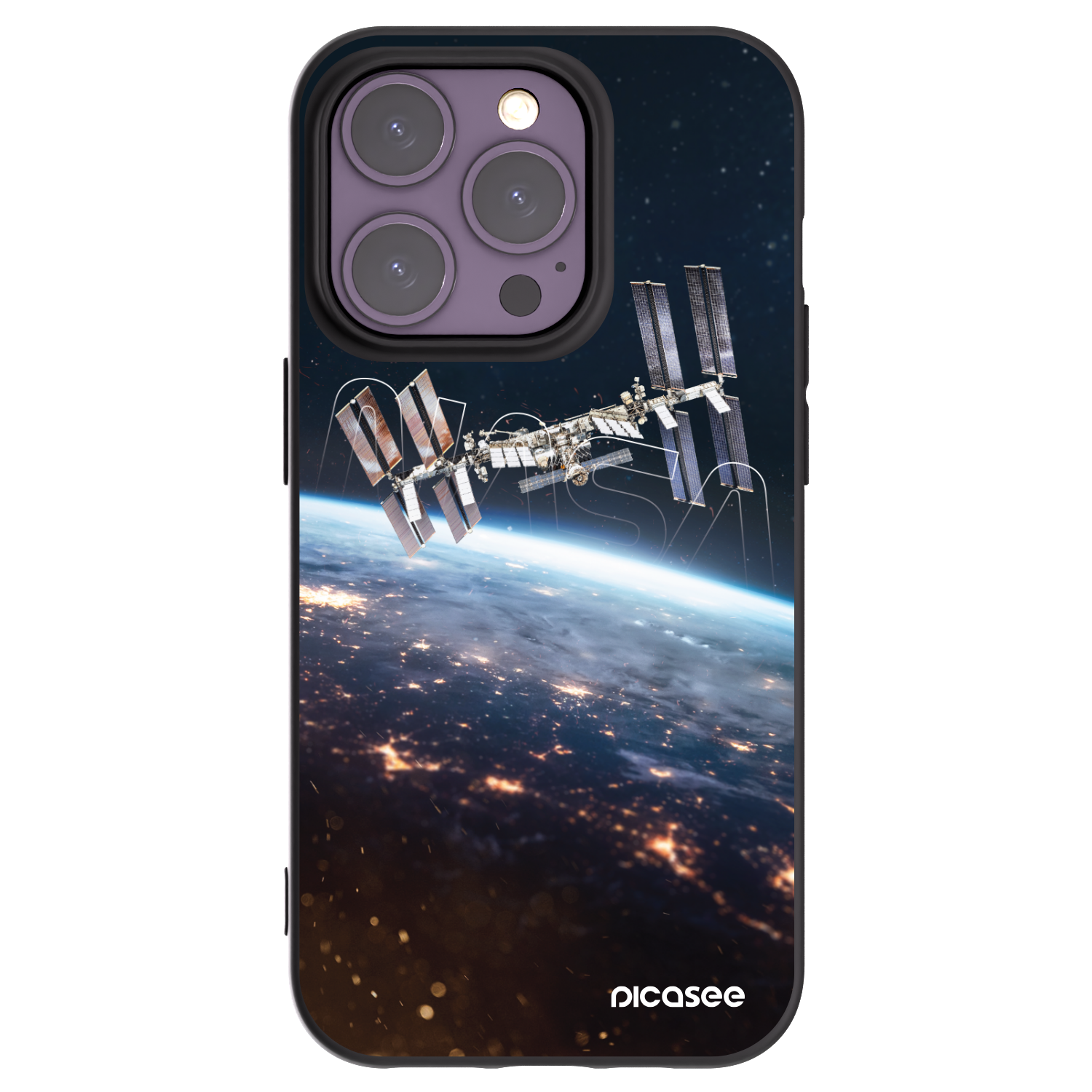 Picasee fekete szilikon tok az alábbi mobiltelefonokra Apple iPhone 14 Pro - Station