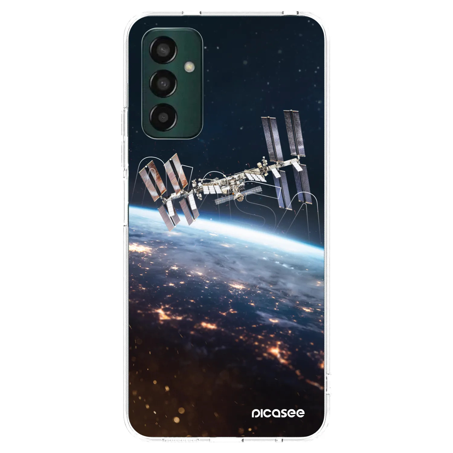 Picasee átlátszó szilikon tok az alábbi mobiltelefonokra Samsung Galaxy M13 M135F - Station