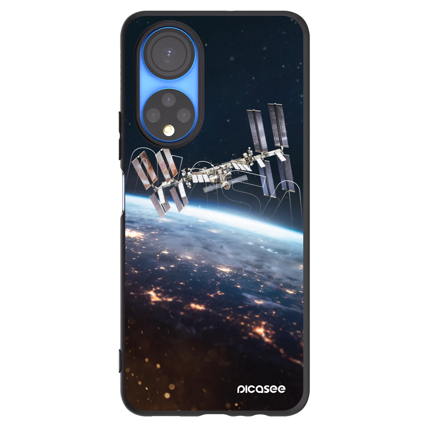 Picasee fekete szilikon tok az alábbi mobiltelefonokra Honor X7 - Station