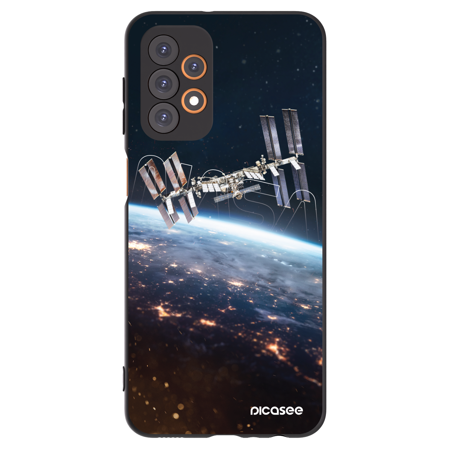 Picasee fekete szilikon tok az alábbi mobiltelefonokra Samsung Galaxy A23 A235F 4G - Station
