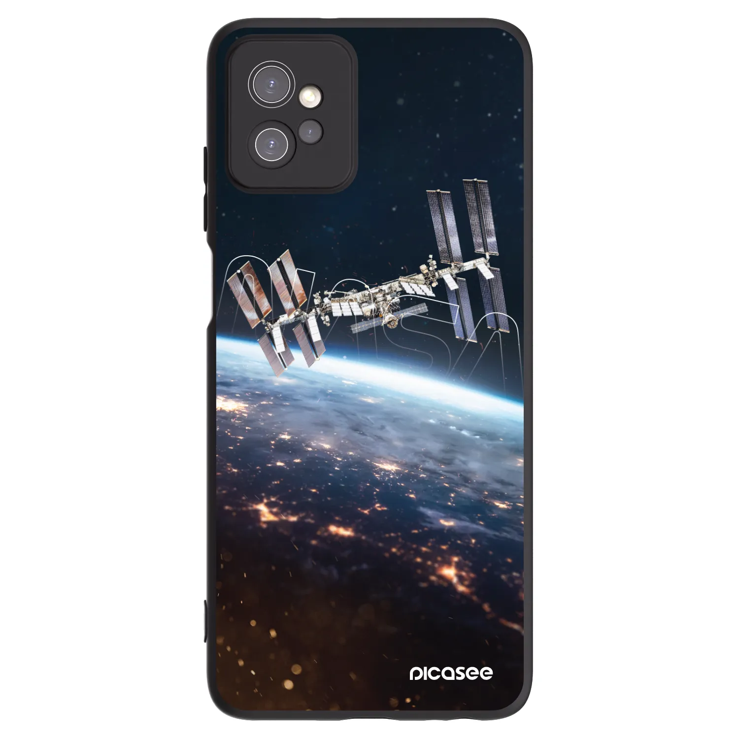 Picasee fekete szilikon tok az alábbi mobiltelefonokra Motorola Moto G32 - Station