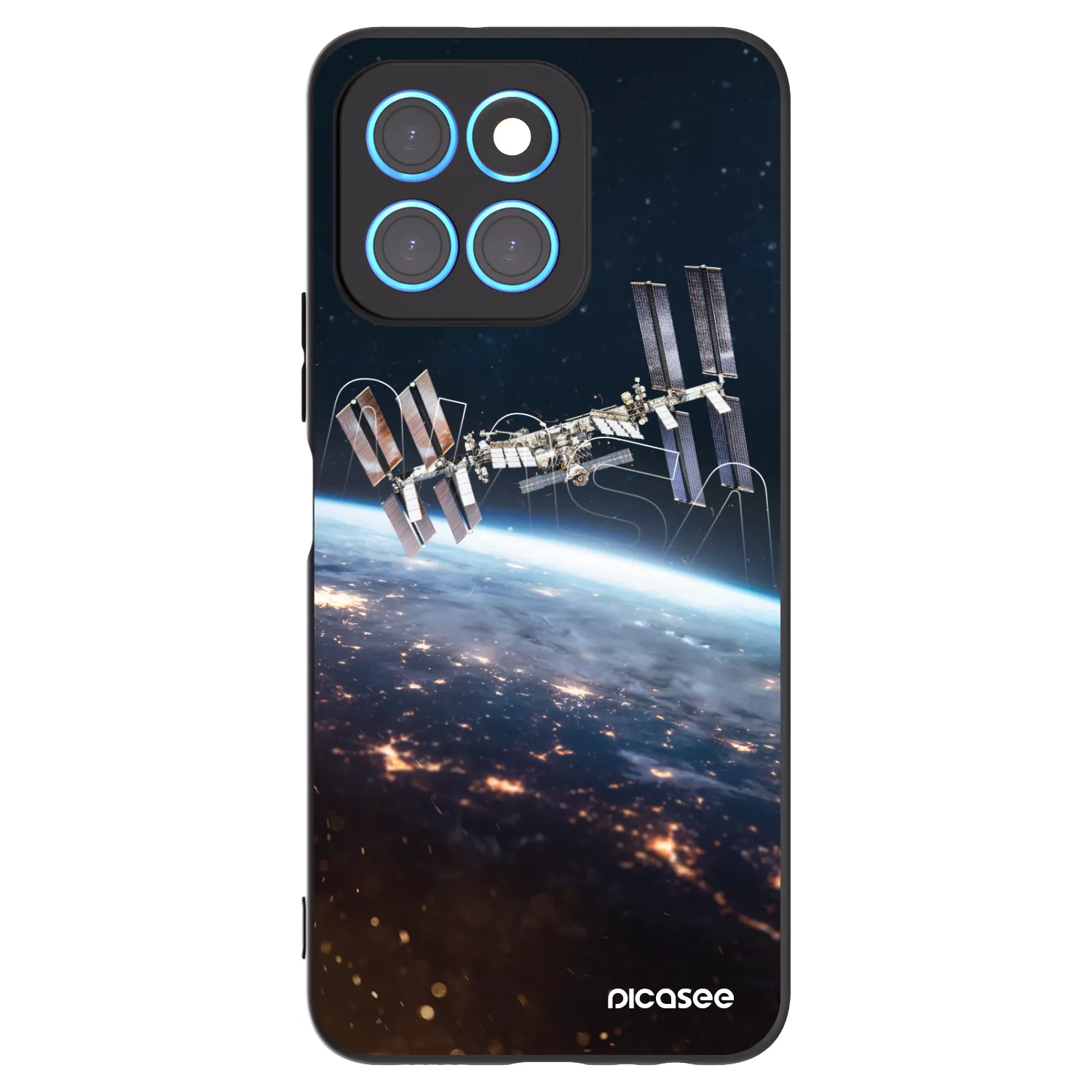 Picasee fekete szilikon tok az alábbi mobiltelefonokra Honor X8 5G - Station