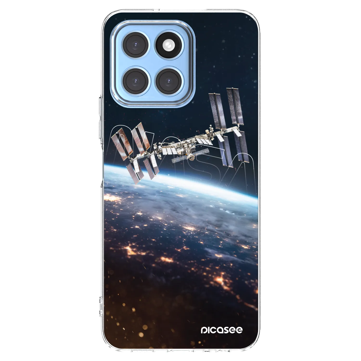 Picasee átlátszó szilikon tok az alábbi mobiltelefonokra Honor X8 5G - Station