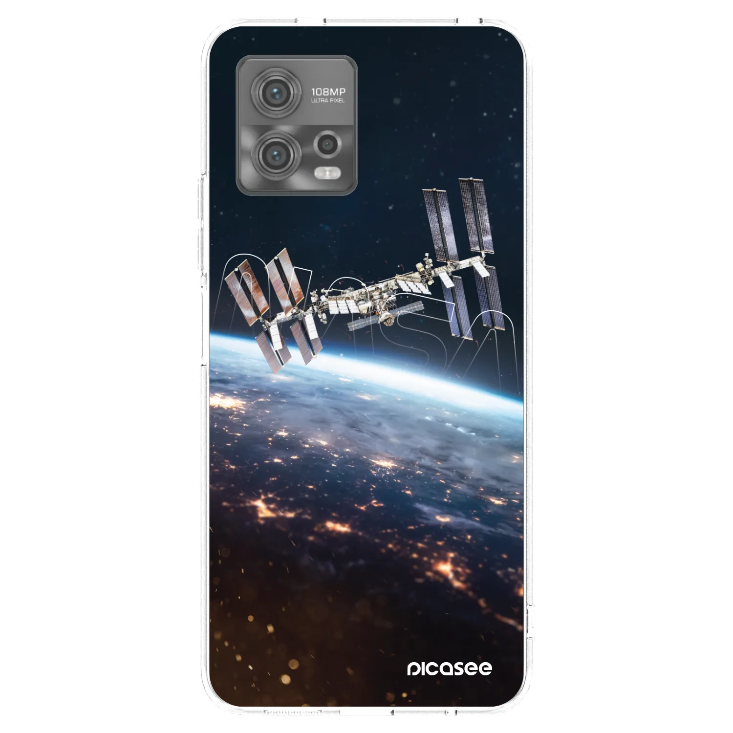 Picasee átlátszó szilikon tok az alábbi mobiltelefonokra Motorola Moto G72 - Station