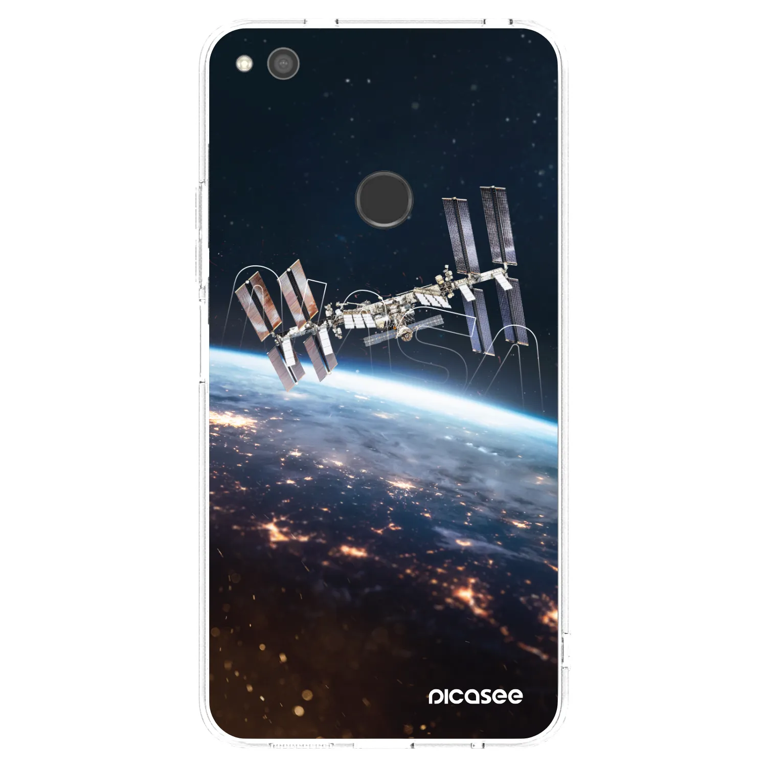Picasee átlátszó szilikon tok az alábbi mobiltelefonokra Huawei P9 Lite 2017 - Station