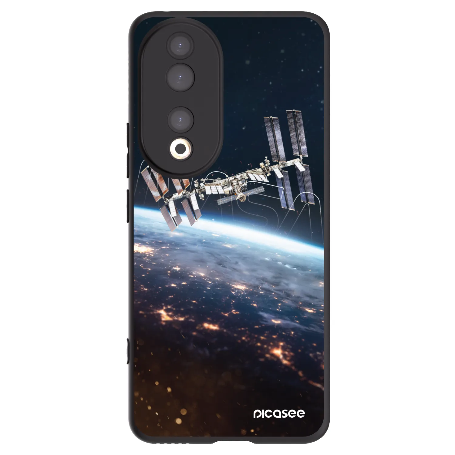 Picasee fekete szilikon tok az alábbi mobiltelefonokra Honor 90 5G - Station