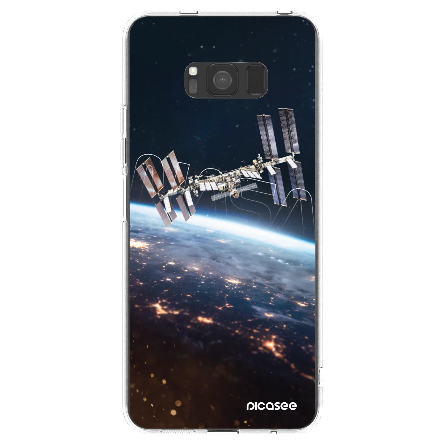 Picasee átlátszó szilikon tok az alábbi mobiltelefonokra Samsung Galaxy S8 G950F - Station