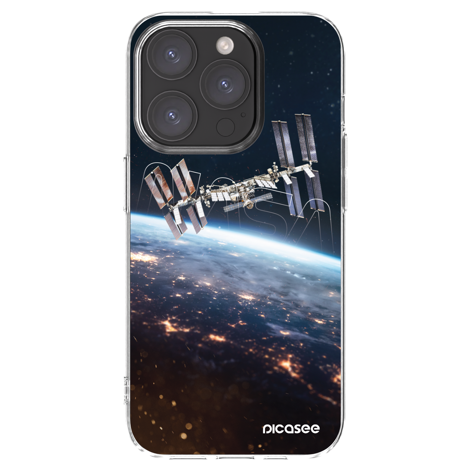 Picasee átlátszó szilikon tok az alábbi mobiltelefonokra Apple iPhone 15 Pro - Station