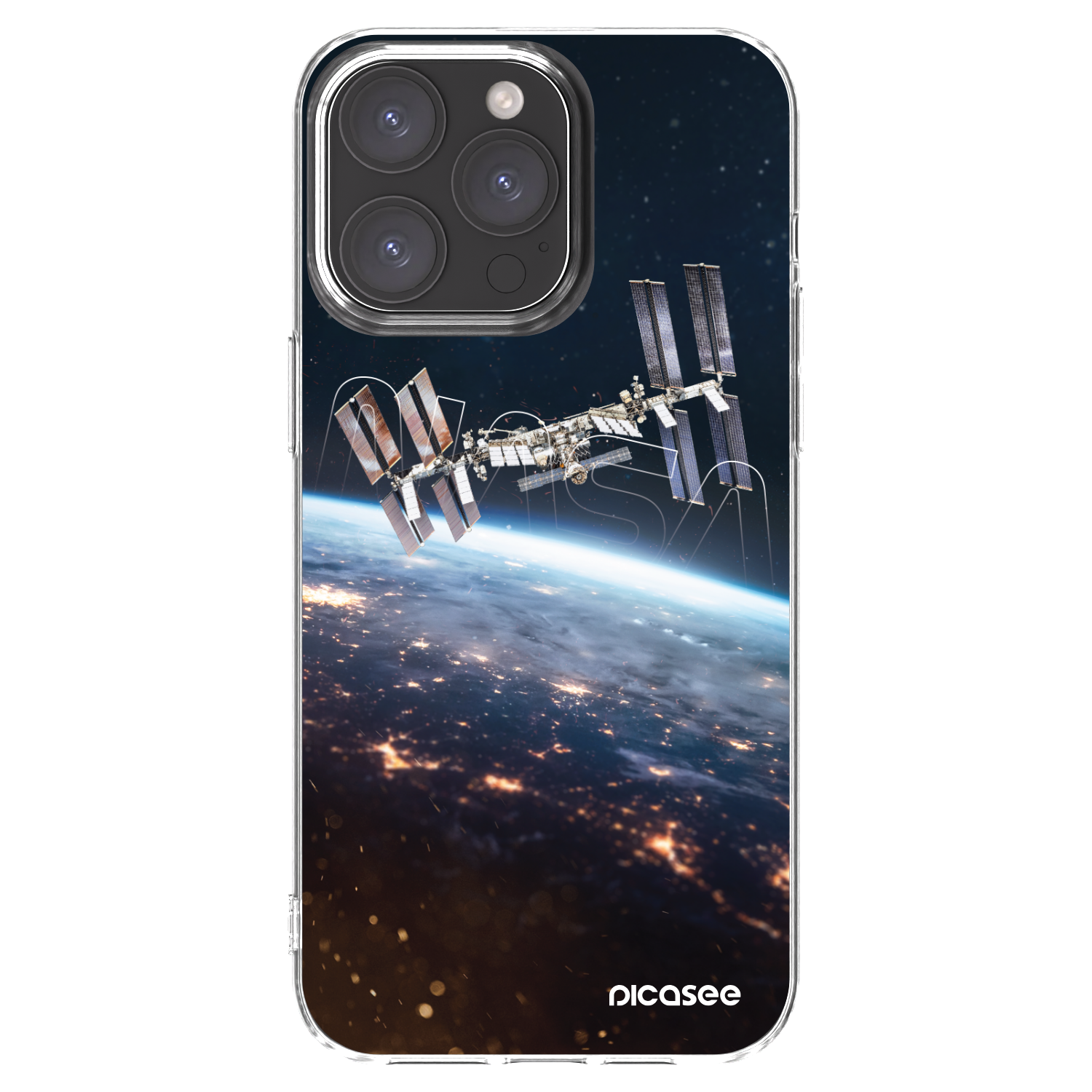 Picasee átlátszó szilikon tok az alábbi mobiltelefonokra Apple iPhone 15 Pro Max - Station