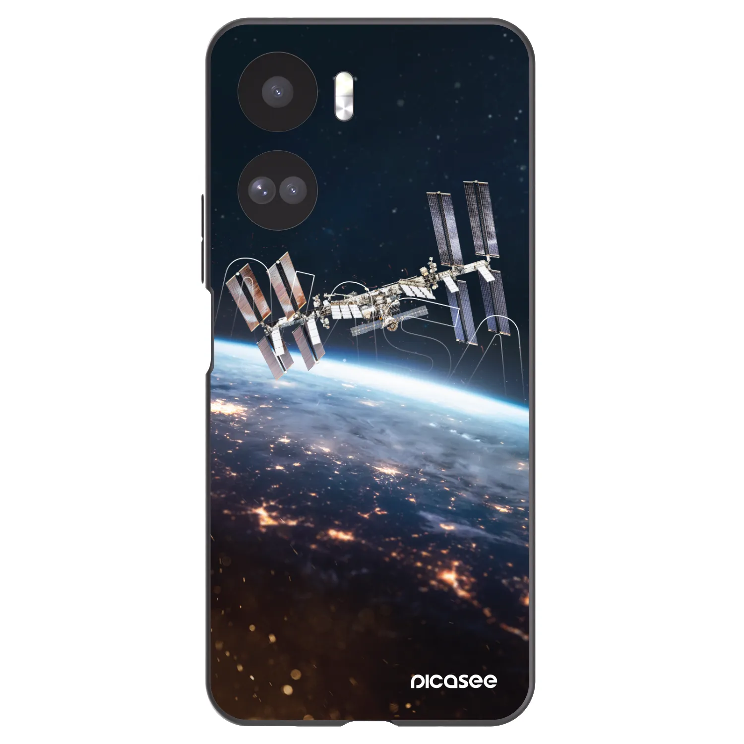Picasee fekete szilikon tok az alábbi mobiltelefonokra Honor 90 Lite 5G - Station
