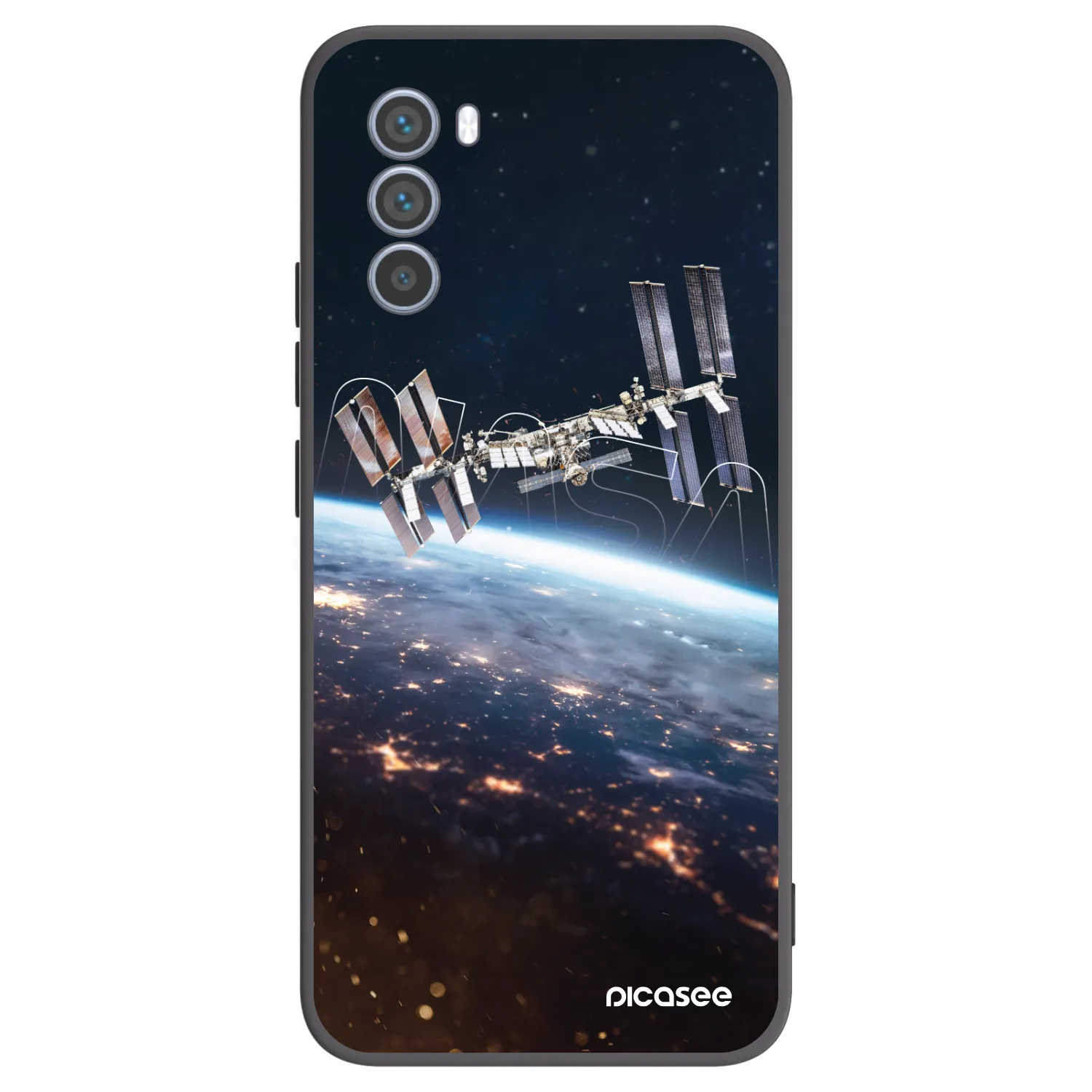 Picasee fekete szilikon tok az alábbi mobiltelefonokra Motorola Moto G62 - Station