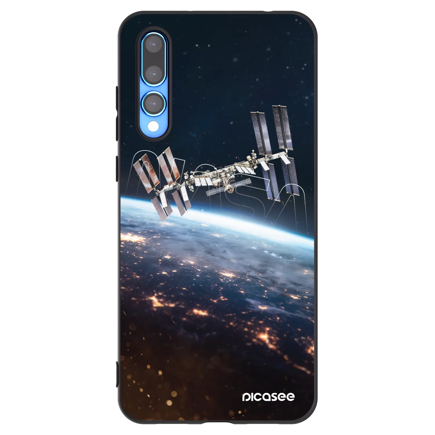 Picasee fekete szilikon tok az alábbi mobiltelefonokra Huawei P20 Pro - Station