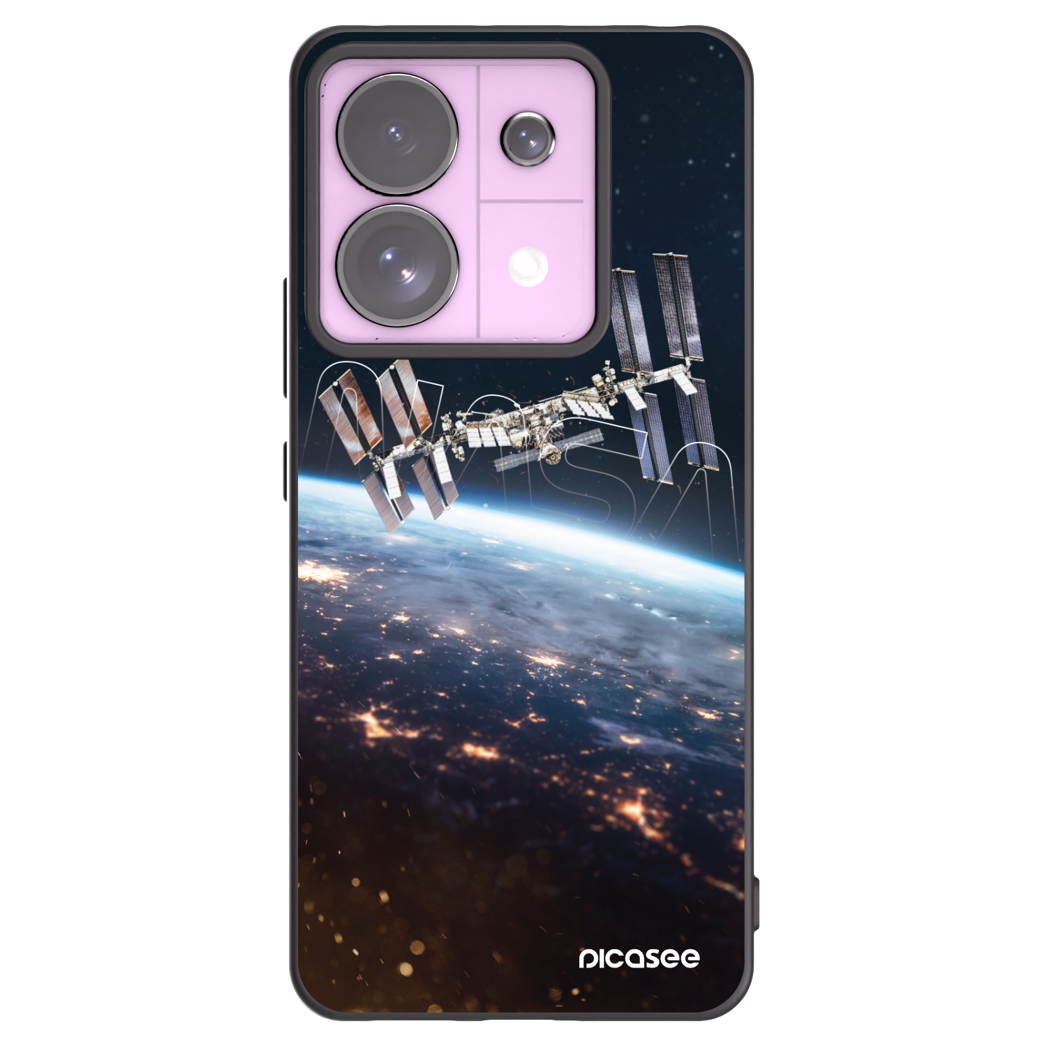 Picasee fekete szilikon tok az alábbi mobiltelefonokra Xiaomi Redmi Note 13 Pro 5G - Station