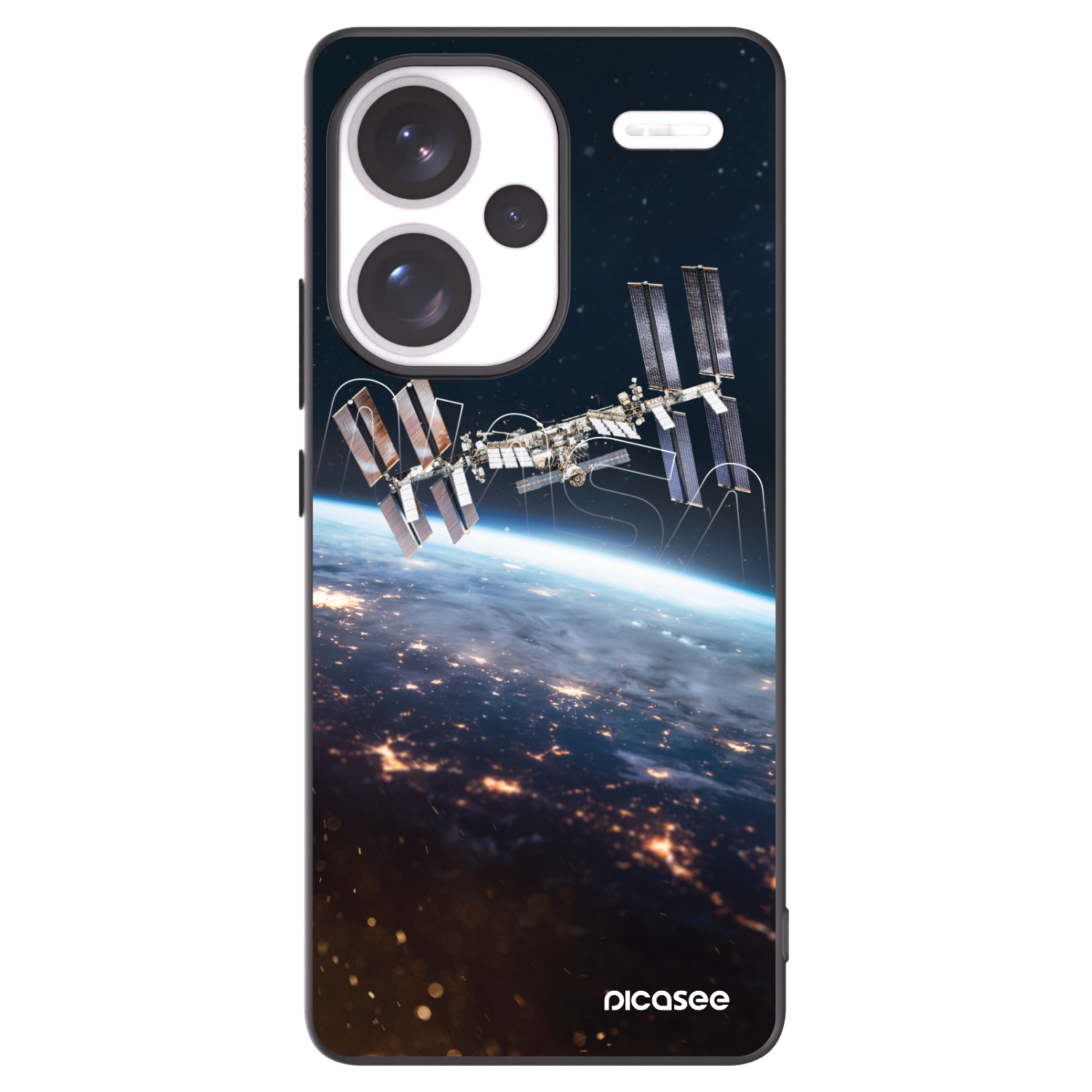 Picasee fekete szilikon tok az alábbi mobiltelefonokra Xiaomi Redmi Note 13 Pro+ 5G - Station