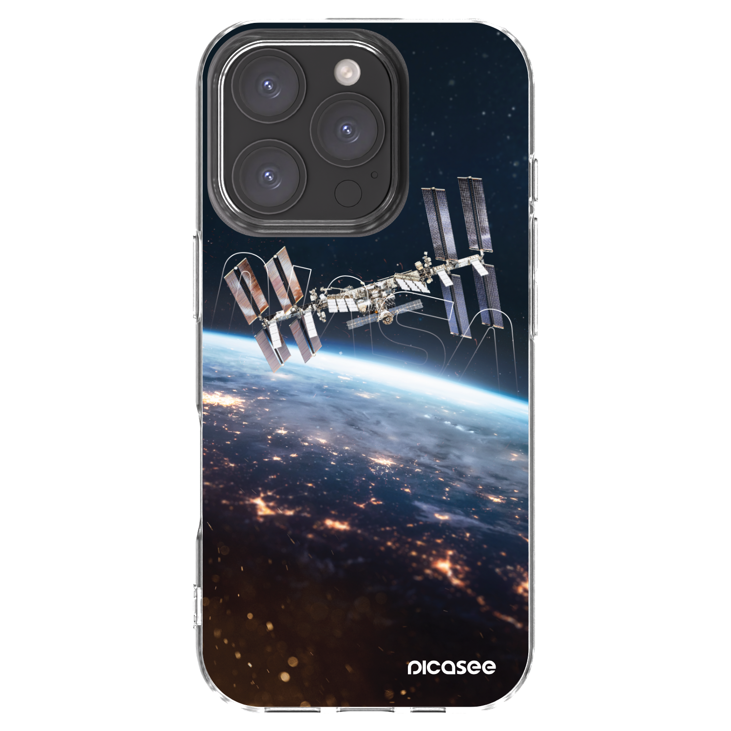 Picasee átlátszó szilikon tok az alábbi mobiltelefonokra Apple iPhone 16 Pro - Station