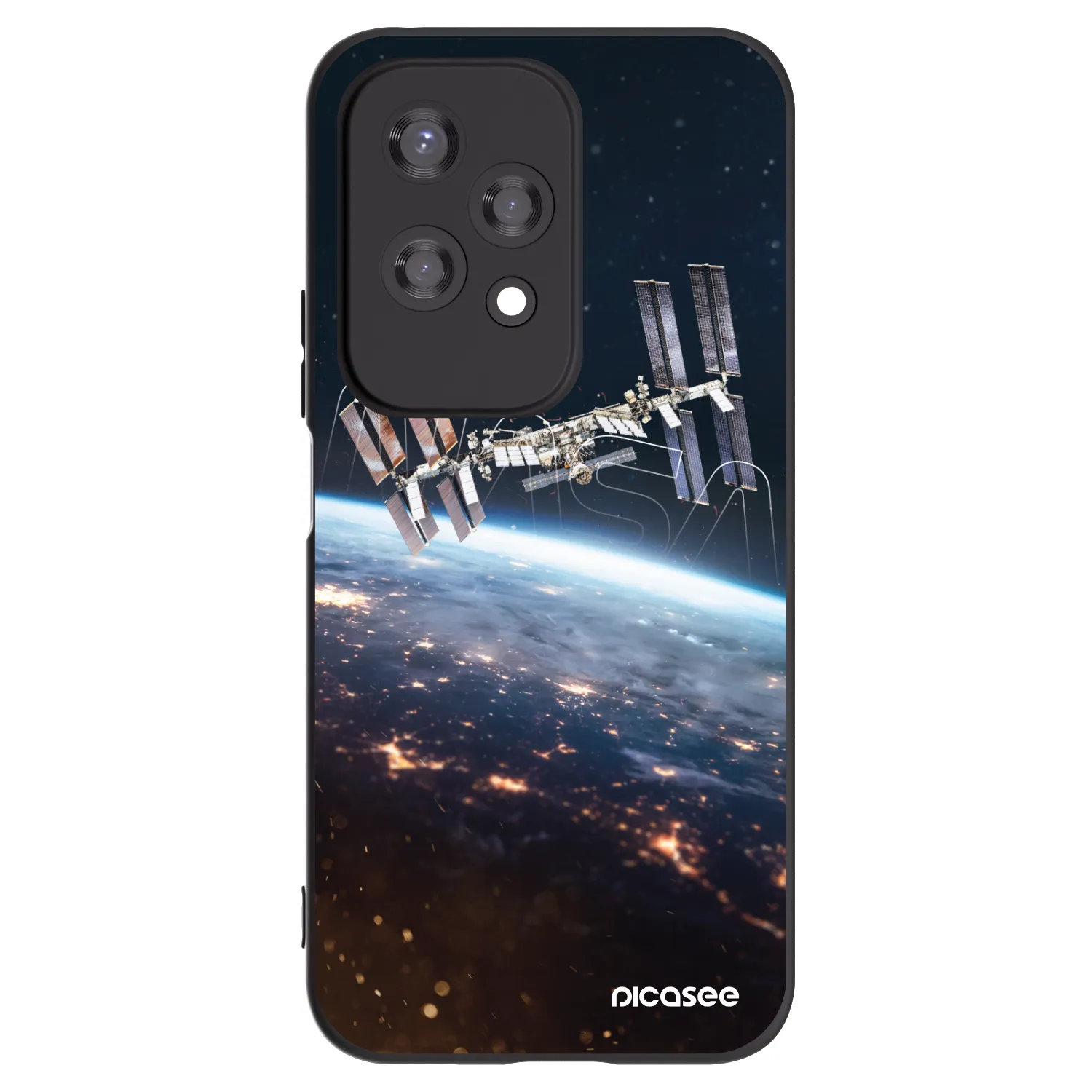 Picasee fekete szilikon tok az alábbi mobiltelefonokra Honor 200 Lite - Station