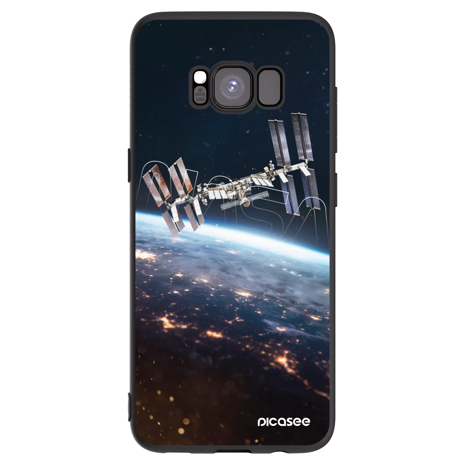 Picasee fekete szilikon tok az alábbi mobiltelefonokra Samsung Galaxy S8 G950F - Station