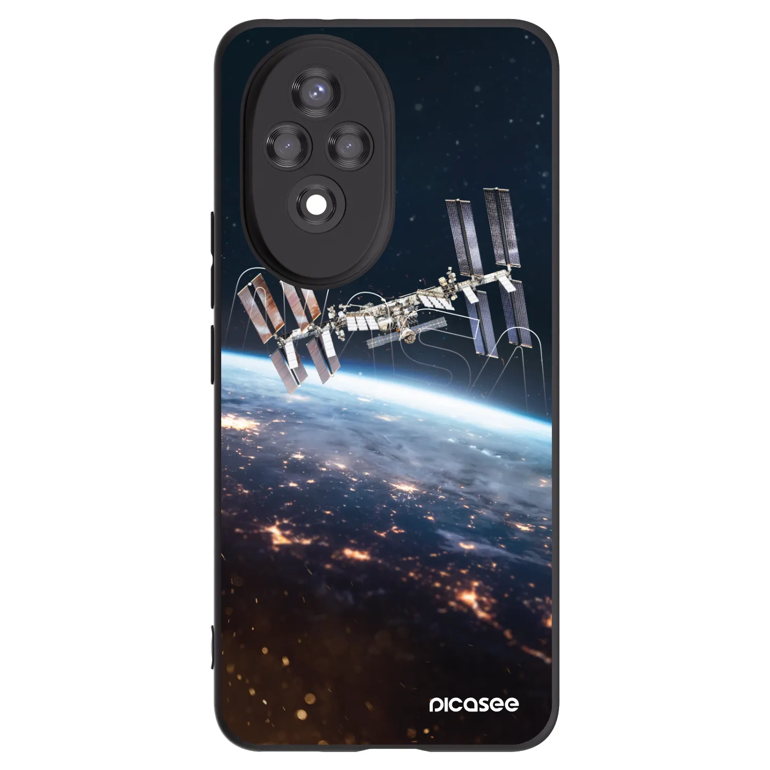 Picasee fekete szilikon tok az alábbi mobiltelefonokra Honor 200 Pro 5G - Station