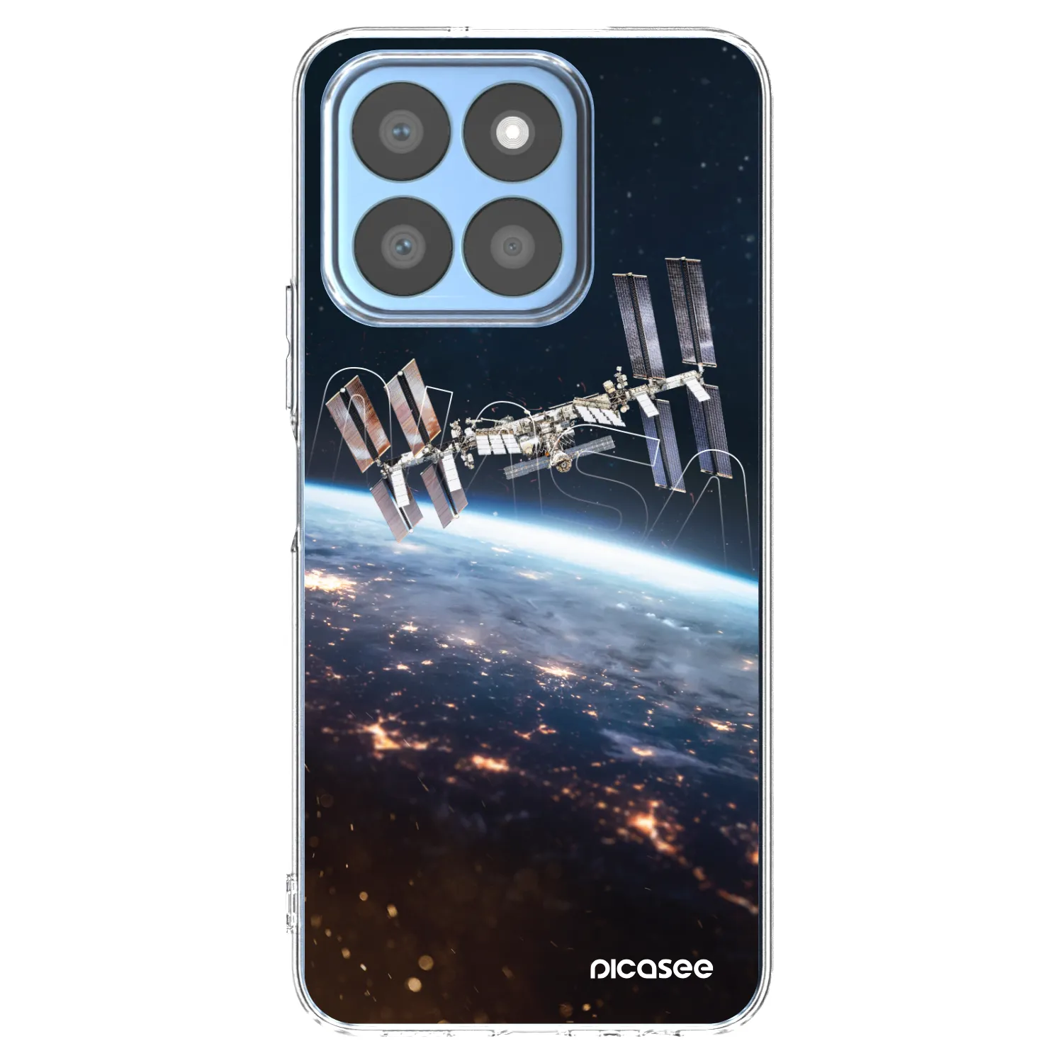 Picasee átlátszó szilikon tok az alábbi mobiltelefonokra Honor X8c - Station