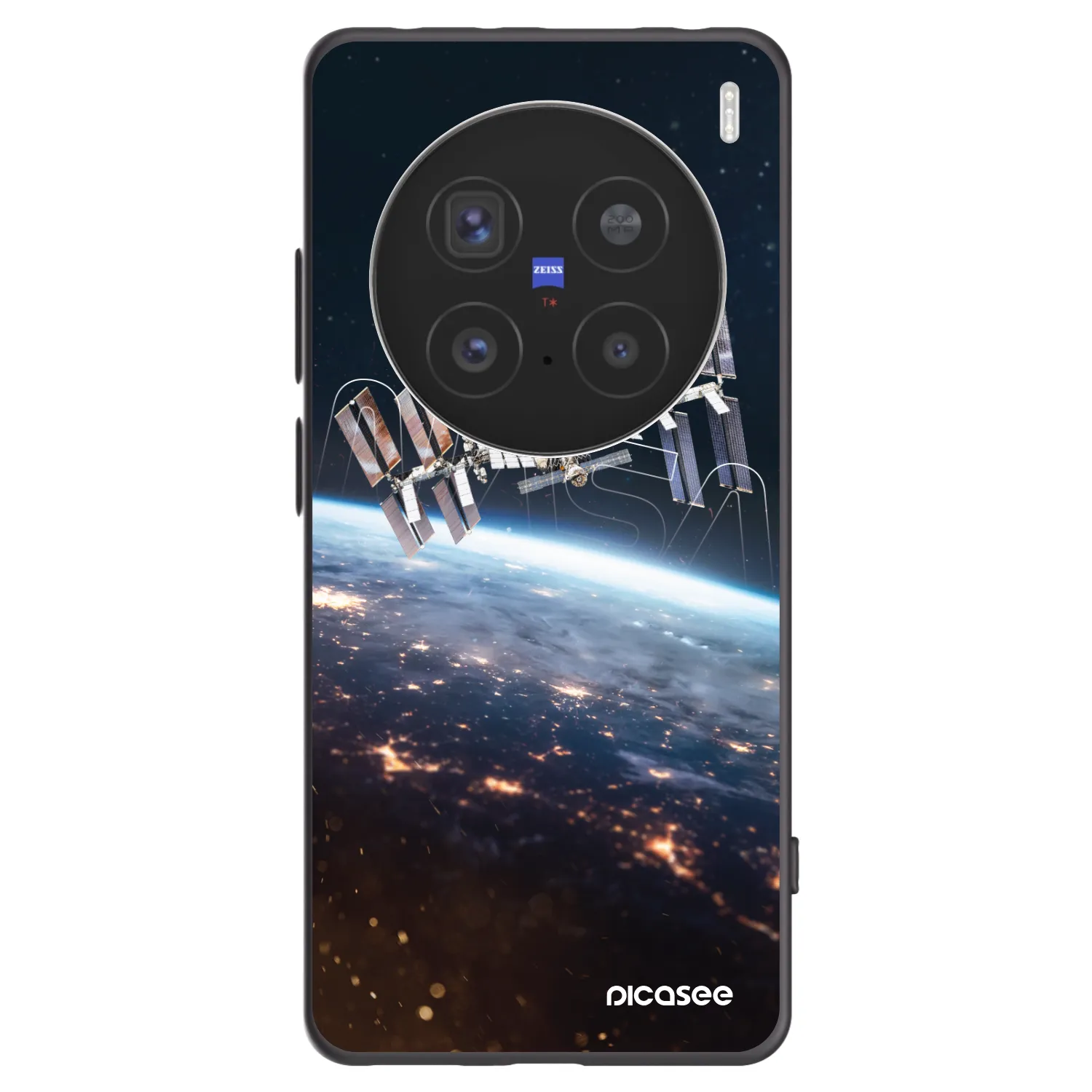 Picasee fekete szilikon tok az alábbi mobiltelefonokra Vivo X200 Pro - Station