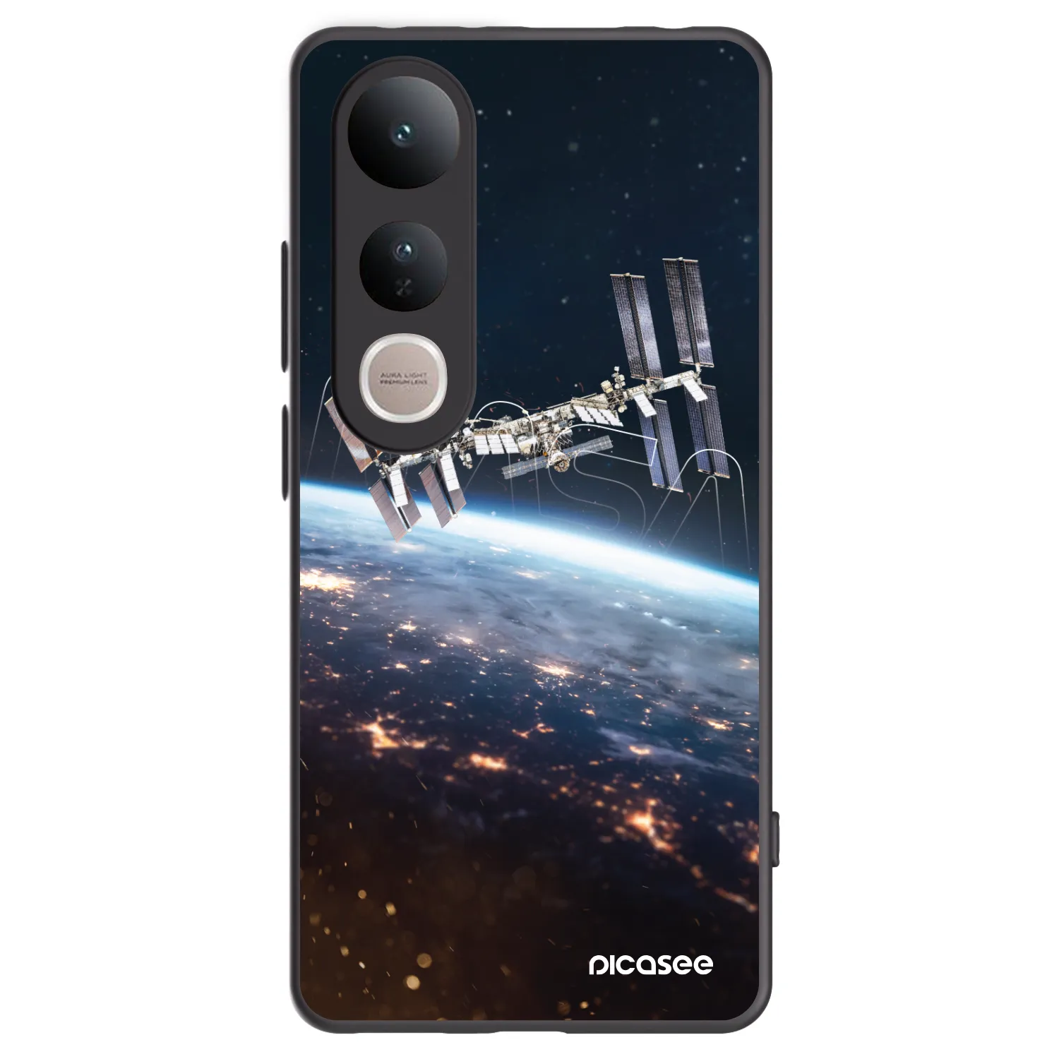 Picasee fekete szilikon tok az alábbi mobiltelefonokra Vivo V50 Lite 5G - Station