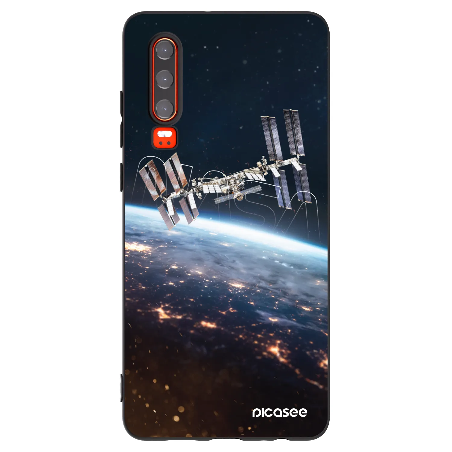 Picasee fekete szilikon tok az alábbi mobiltelefonokra Huawei P30 - Station