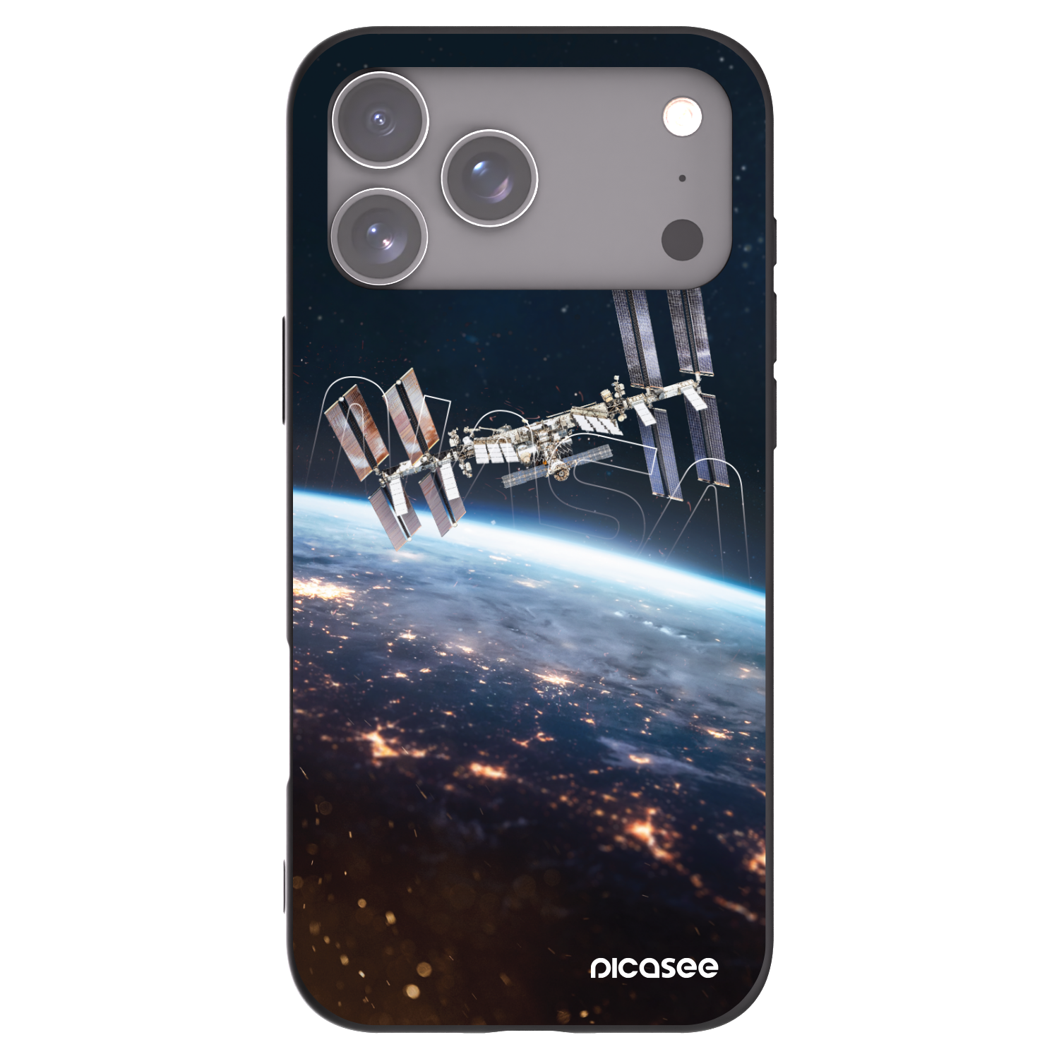 Picasee fekete szilikon tok az alábbi mobiltelefonokra Apple iPhone 17 Pro Max - Station