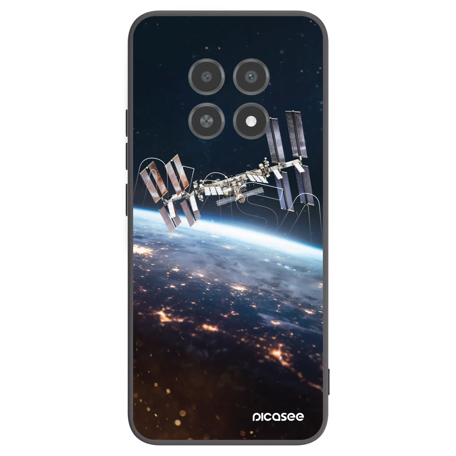 Picasee fekete szilikon tok az alábbi mobiltelefonokra Realme 12X - Station