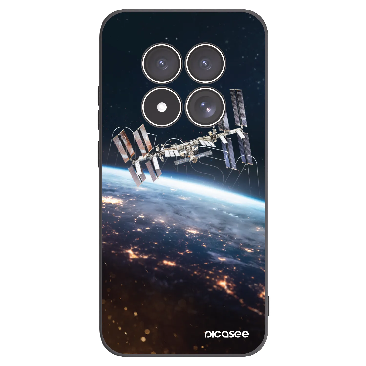 Picasee fekete szilikon tok az alábbi mobiltelefonokra Xiaomi Redmi Note 15 Pro 4G - Station