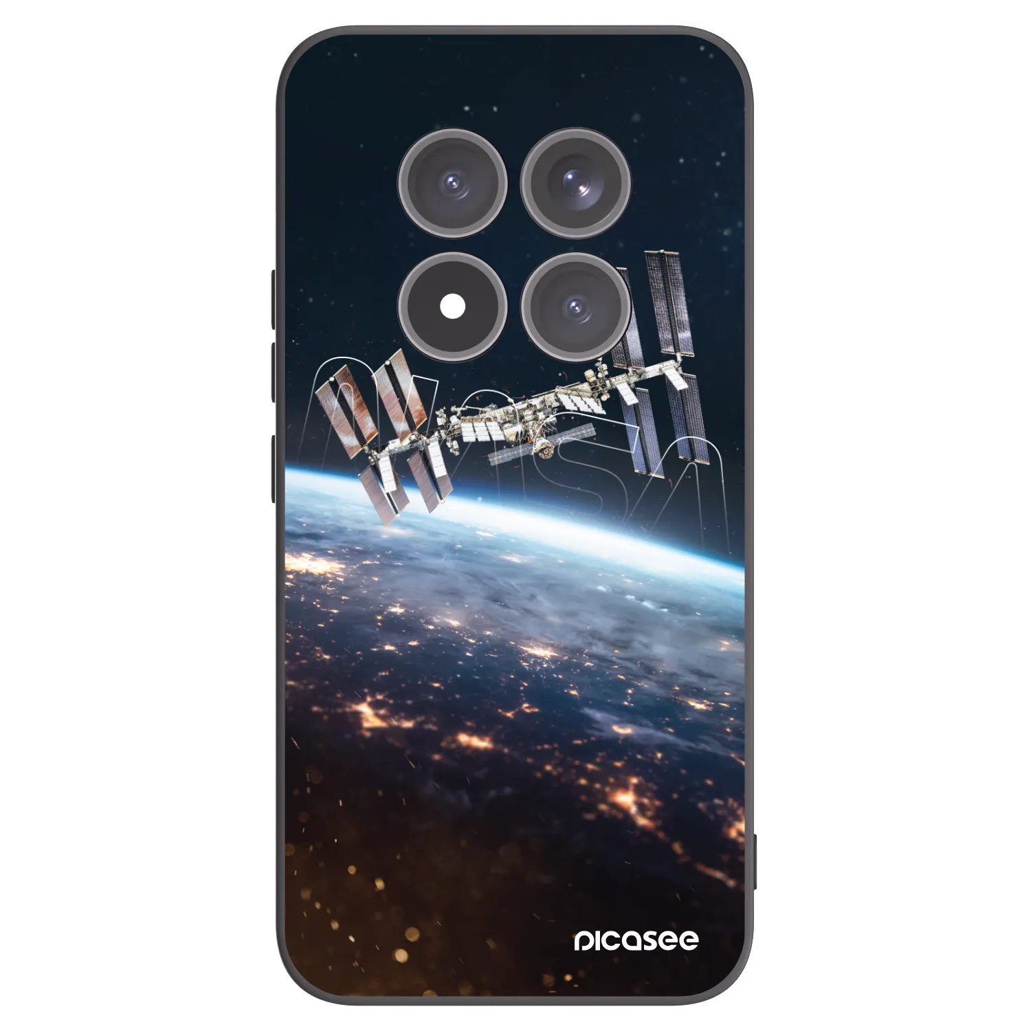 Picasee fekete szilikon tok az alábbi mobiltelefonokra Xiaomi Redmi Note 15 Pro+ - Station