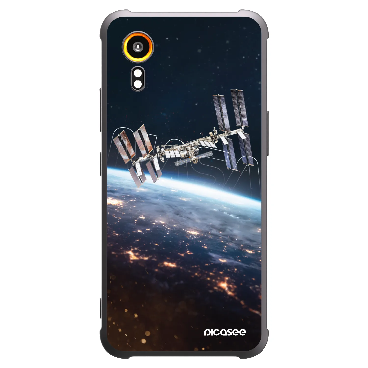 Picasee fekete szilikon tok az alábbi mobiltelefonokra Samsung Galaxy Xcover 7 - Station