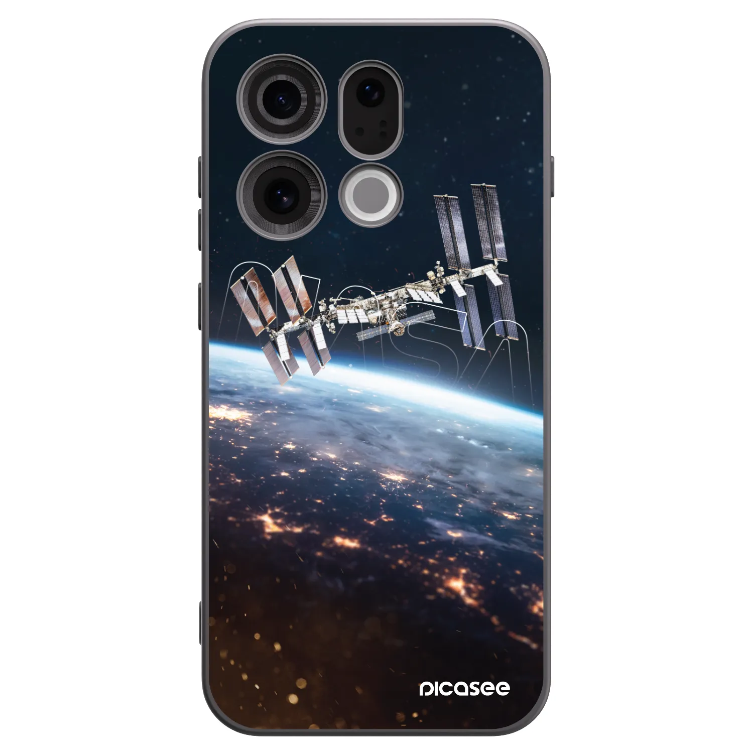 Picasee fekete szilikon tok az alábbi mobiltelefonokra OPPO Find X9 - Station