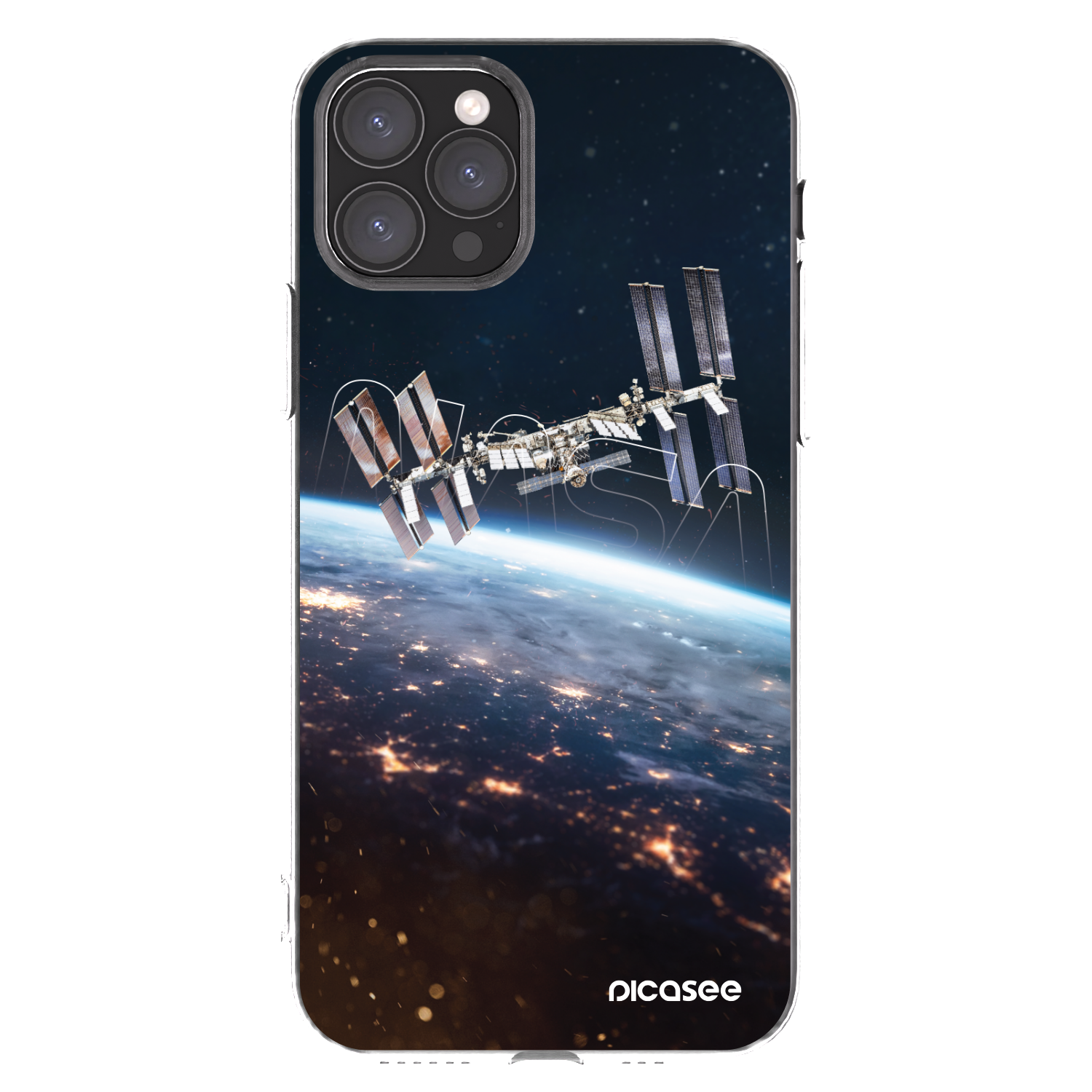 Picasee átlátszó szilikon tok az alábbi mobiltelefonokra Apple iPhone 11 Pro - Station
