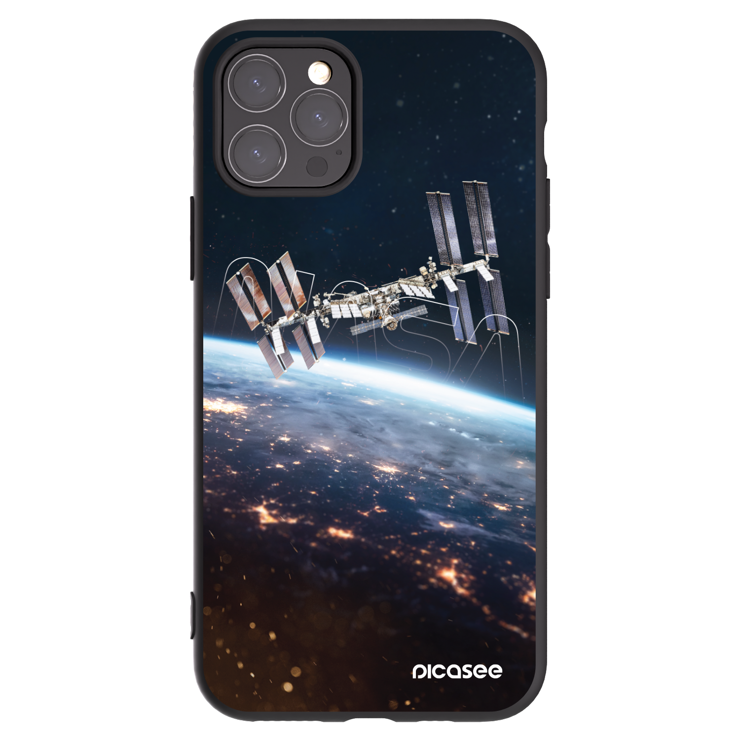 Picasee fekete szilikon tok az alábbi mobiltelefonokra Apple iPhone 11 Pro - Station