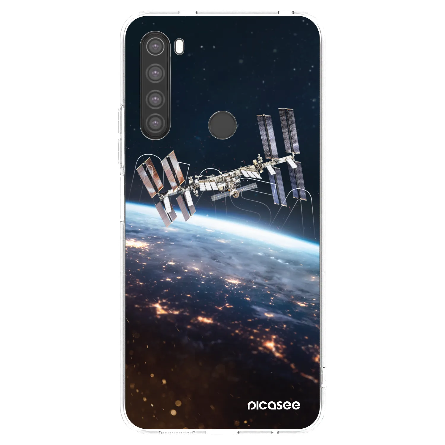 Picasee átlátszó szilikon tok az alábbi mobiltelefonokra Xiaomi Redmi Note 8 - Station