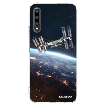 Picasee átlátszó szilikon tok az alábbi mobiltelefonokra Honor 9X Pro - Station