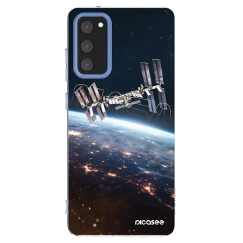 Picasee átlátszó szilikon tok az alábbi mobiltelefonokra Samsung Galaxy S20 FE - Station