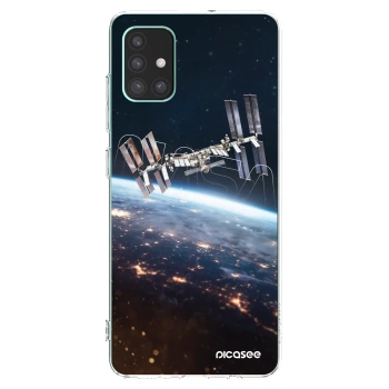 Picasee átlátszó szilikon tok az alábbi mobiltelefonokra Samsung Galaxy M51 M515F - Station