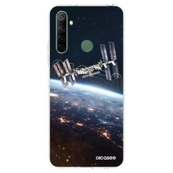 Picasee átlátszó szilikon tok az alábbi mobiltelefonokra Realme 6i - Station