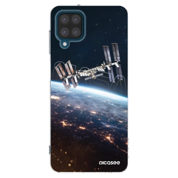 Picasee átlátszó szilikon tok az alábbi mobiltelefonokra Samsung Galaxy A12 A125F - Station