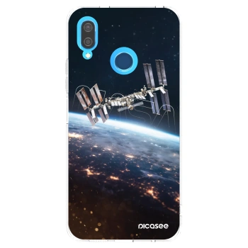 Picasee átlátszó szilikon tok az alábbi mobiltelefonokra Huawei P20 Lite - Station