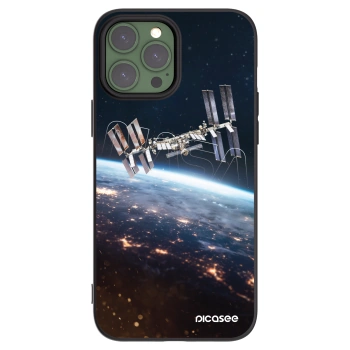 Picasee fekete szilikon tok az alábbi mobiltelefonokra Apple iPhone 13 Pro Max - Station