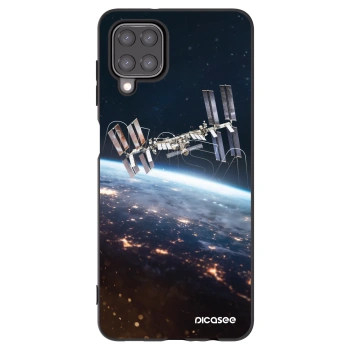 Picasee fekete szilikon tok az alábbi mobiltelefonokra Samsung Galaxy M12 M127F - Station
